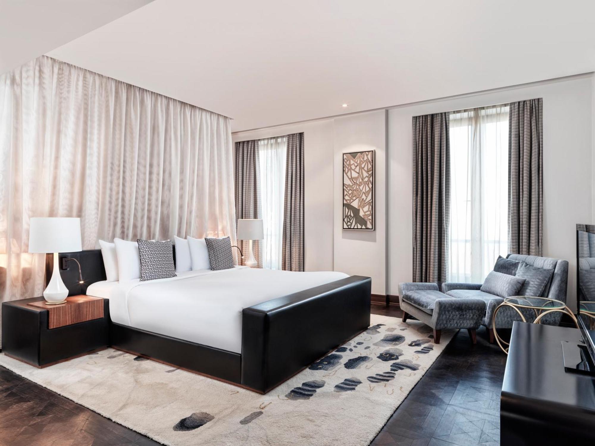 메트로폴 팰리스, 어 럭셔리 컬렉션 호텔, 벨그라드 베오그라드 외부 사진 A bedroom at the hotel