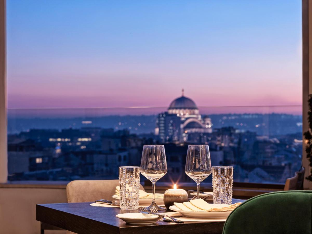 메트로폴 팰리스, 어 럭셔리 컬렉션 호텔, 벨그라드 베오그라드 외부 사진 View from the restaurant