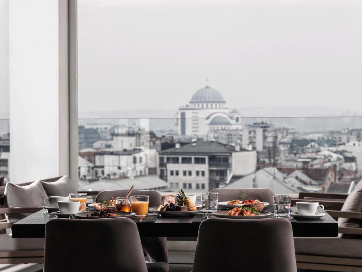 메트로폴 팰리스, 어 럭셔리 컬렉션 호텔, 벨그라드 베오그라드 외부 사진 View from the restaurant